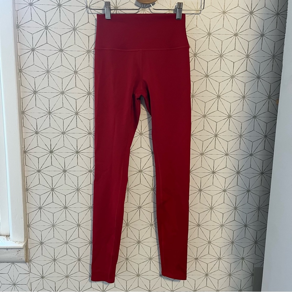 Alo Yoga Airlift Legging Bold Red 28”